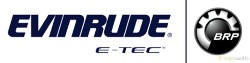 Evinrude E-Tec BRP Logo in  H&W Marine & Powersports - Shreveport